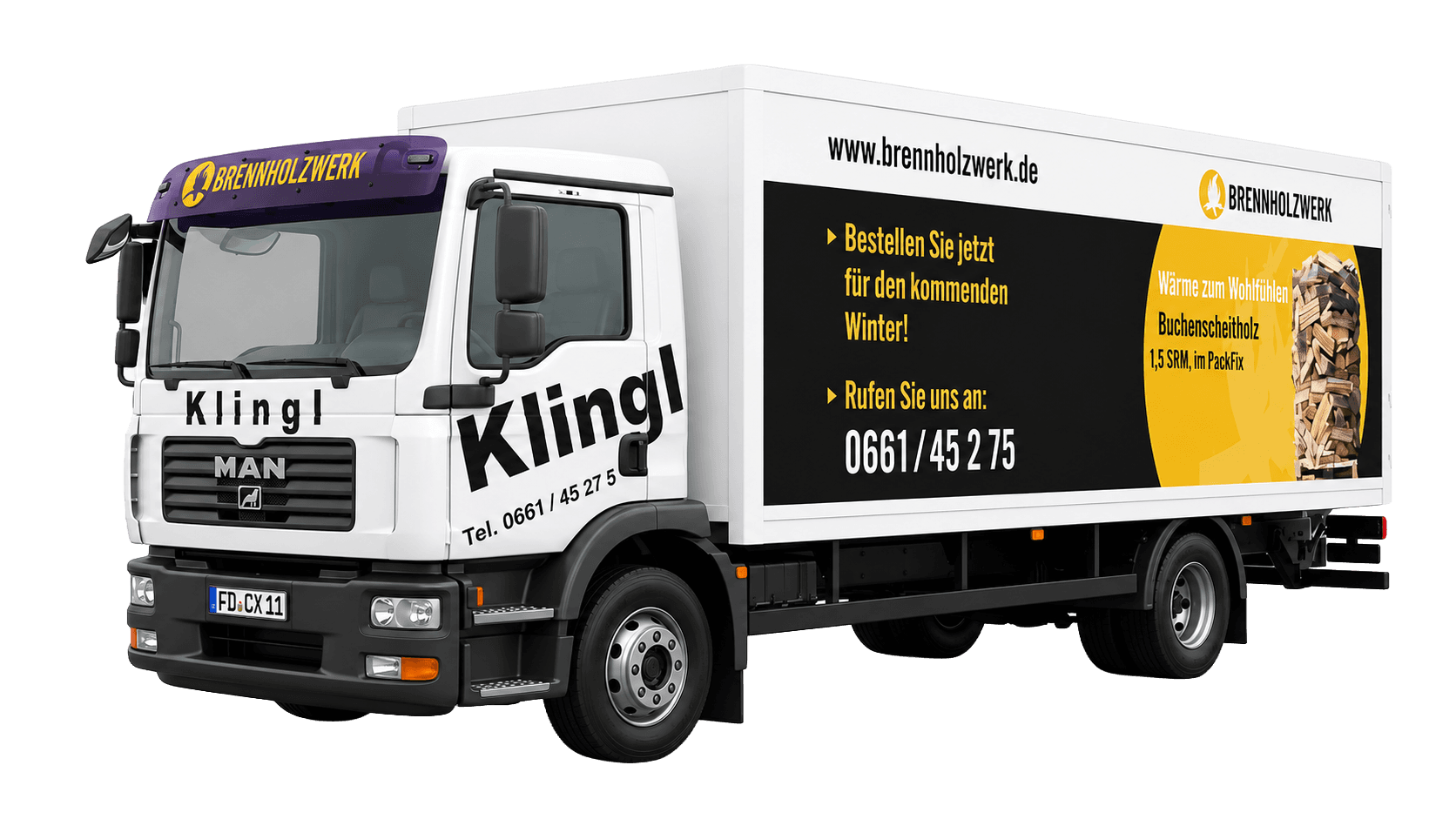 Regionaler Liefer-LKW