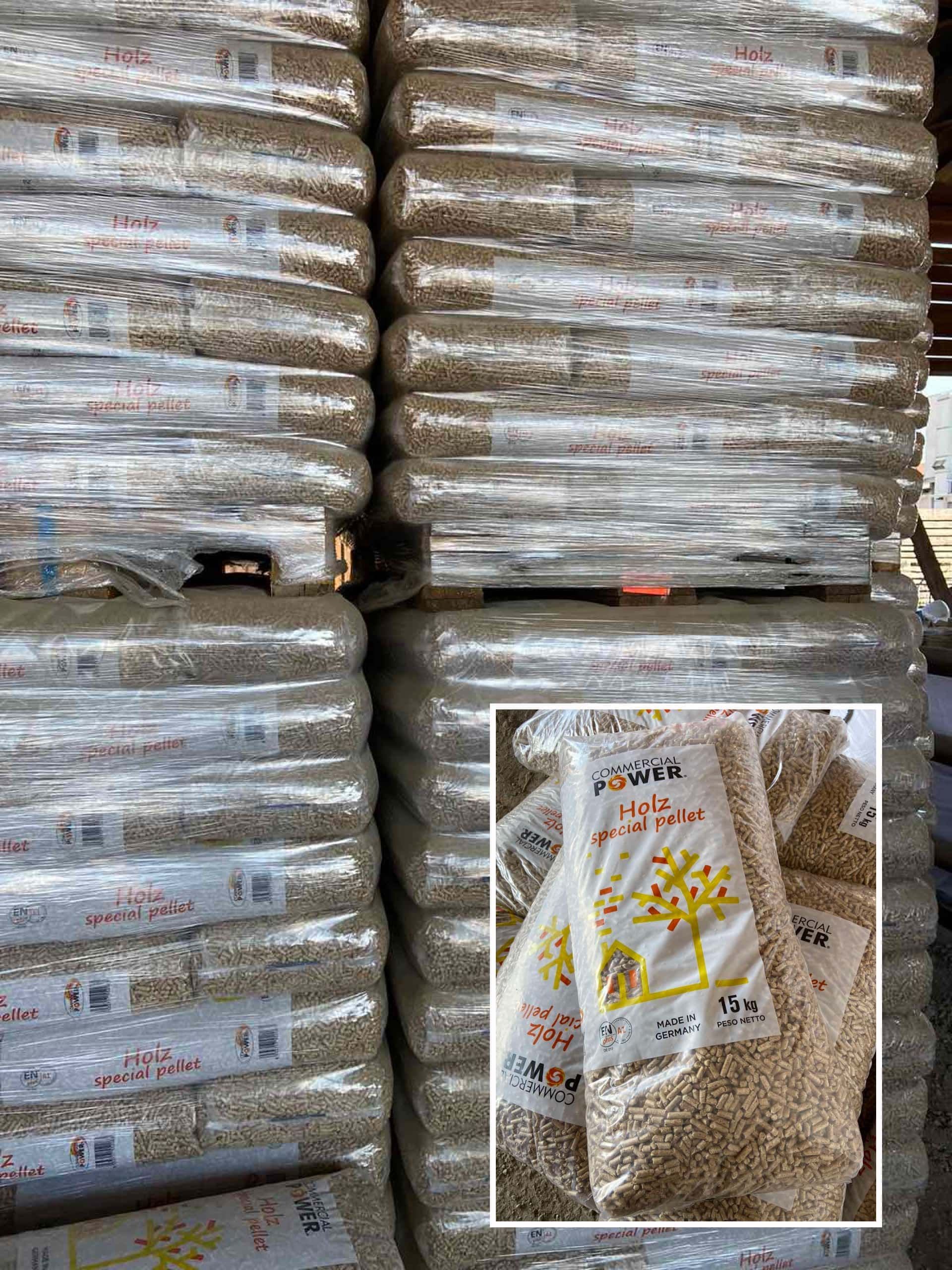 Holzpellets EN-plus A1 – Detailansicht