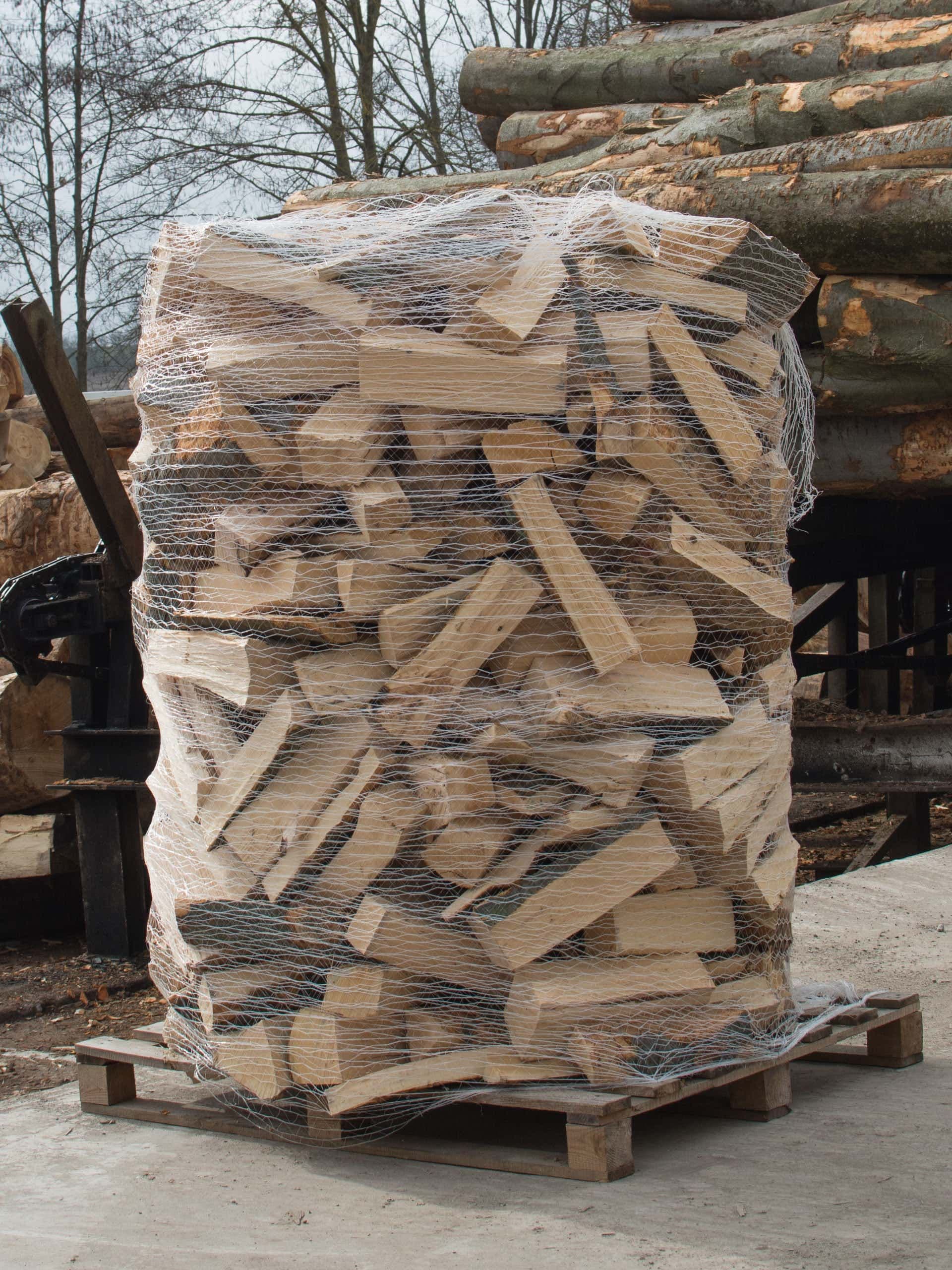 Buchenscheitholz, vorgelagert – Detailansicht