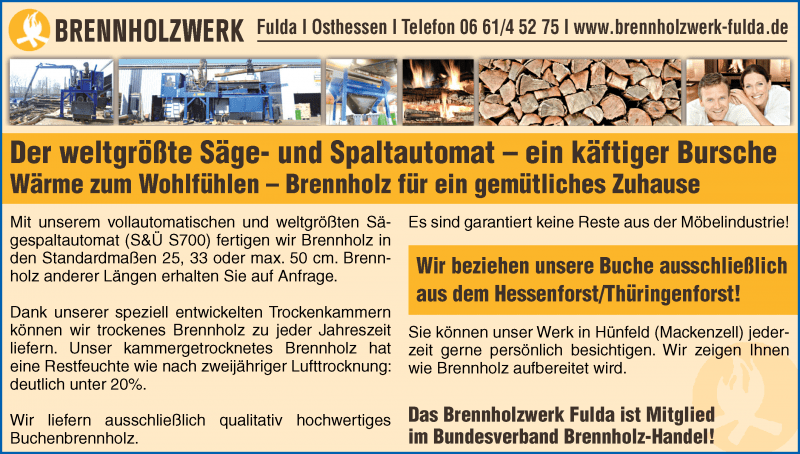 Presseausschnitt weltgrößter Säge- und Spaltautomat